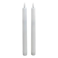 10" Flickering LED Wax Taper Candles