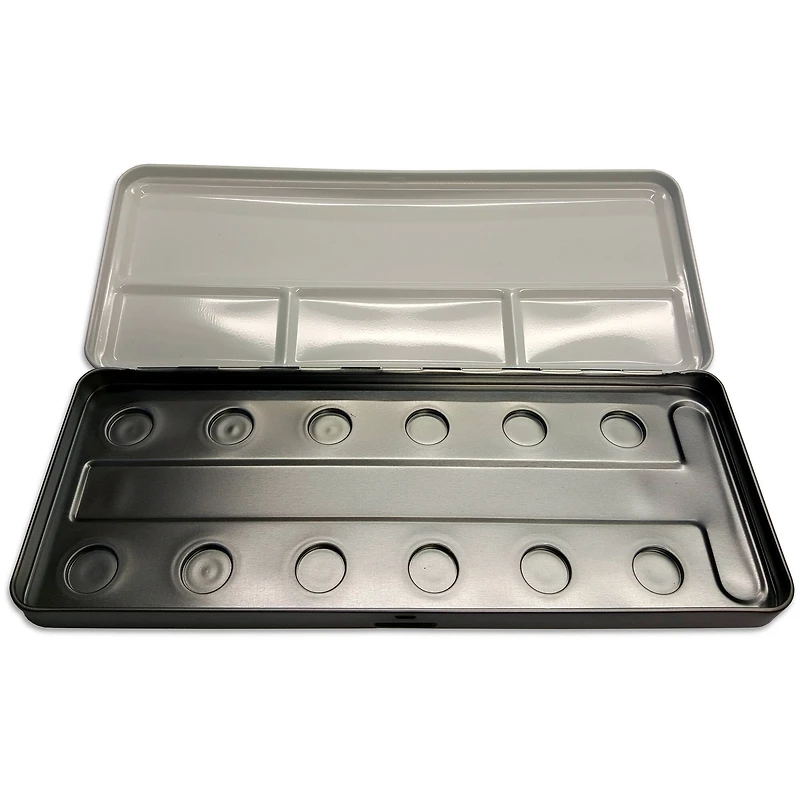 Finetec Empty Metal Half-Pan Tin Set