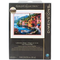 Dimensions® Gold Collection® Lakeside Village Counted Cross Stitch Kit