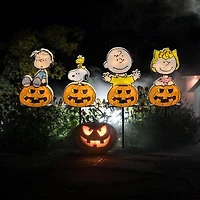 2ft. LED Peanuts Great Pumpkin Gang Pathway Marker Set