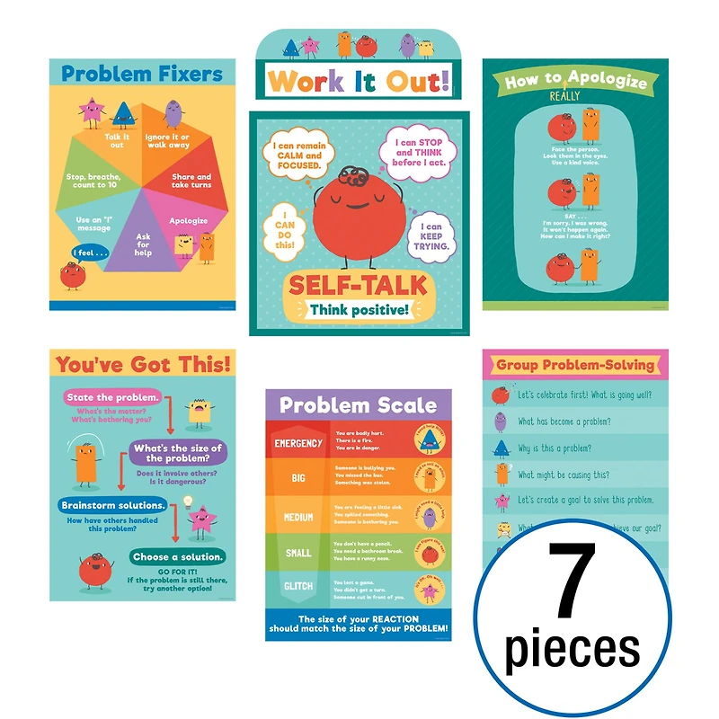 Carson Dellosa Education® Social Problem-Solving Bulletin Board Set