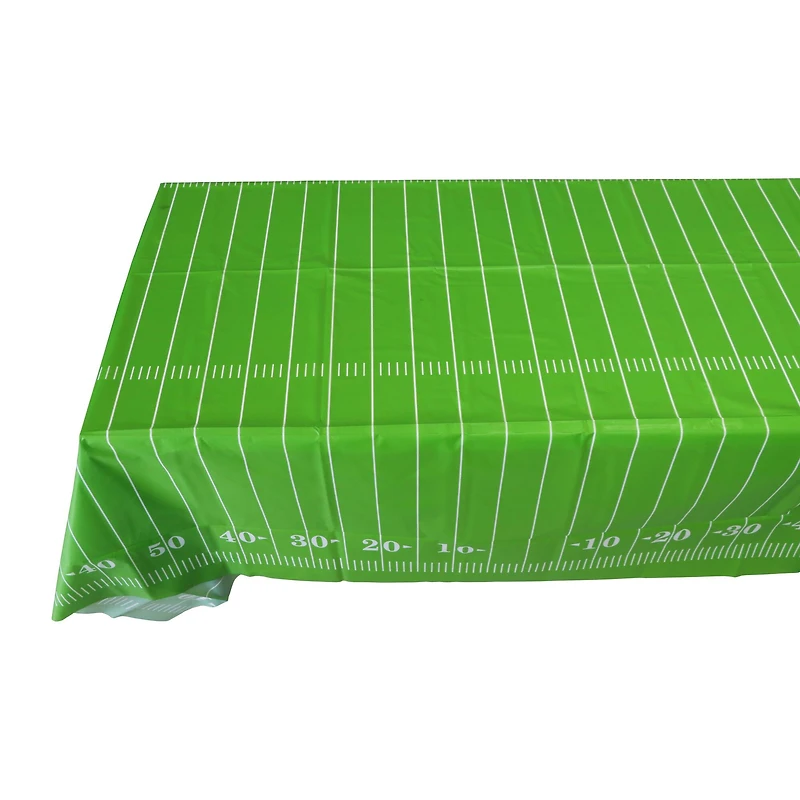 54" x 108" Green Football Field Table Cover by Celebrate It™