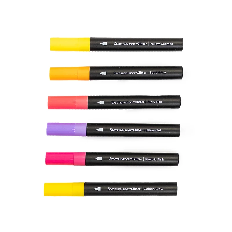 Spectrum Noir™ Vibrant Florals Glitter Marker Set