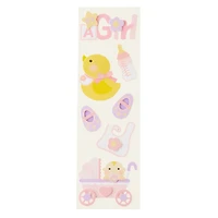 12 Pack: Baby Girl Dimensional Stickers by Recollections™