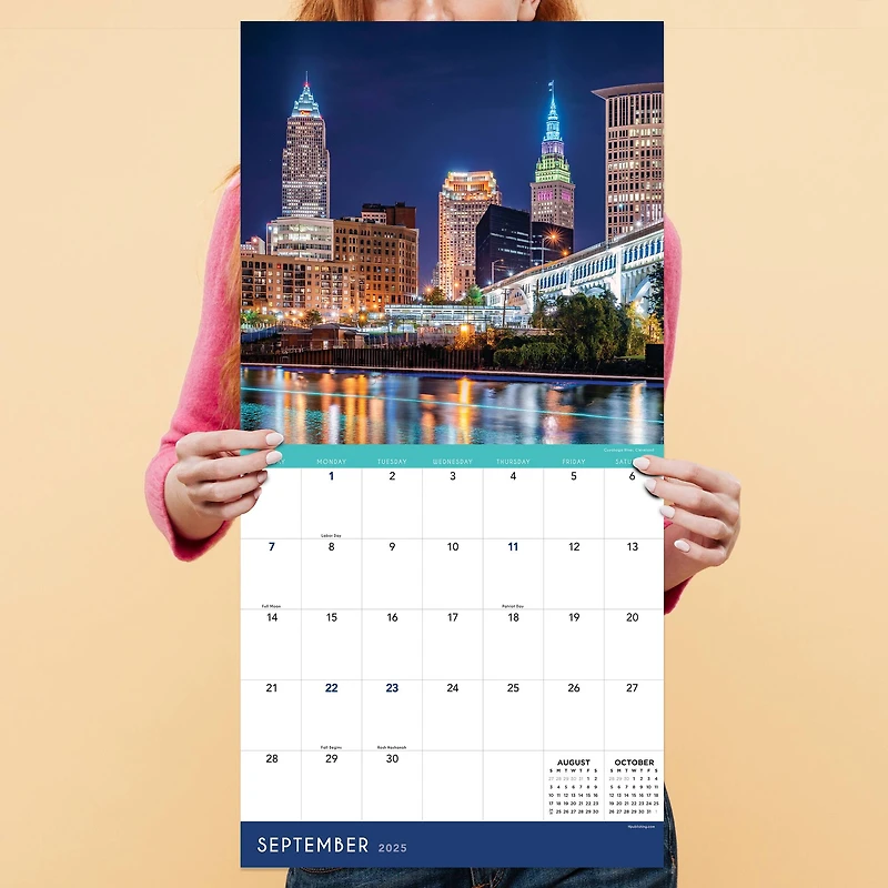 TF Publishing 2025 Ohio Wall Calendar