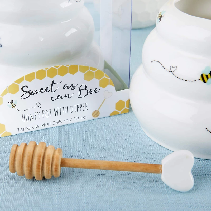 Kate Aspen® Sweet As Can Bee Ceramic Honey Pot