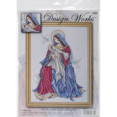 Design Works™ Madonna & Child Counted Cross Stitch Kit