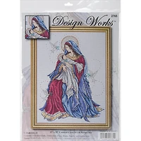 Design Works™ Madonna & Child Counted Cross Stitch Kit