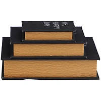 Black Oh, Happy Day Linen Storage Book Box Set