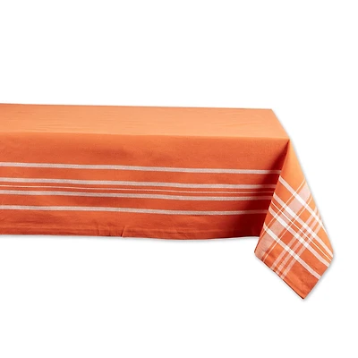 DII® 102" Burnt Orange Harvest Market Tablecloth