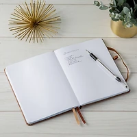 Brown Premium Hardcover Dot Journal, 6" x 8" by Artist's Loft™