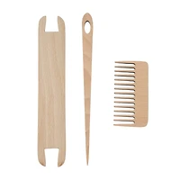 Beechwood Weaving Tool Set by Loops & Threads®