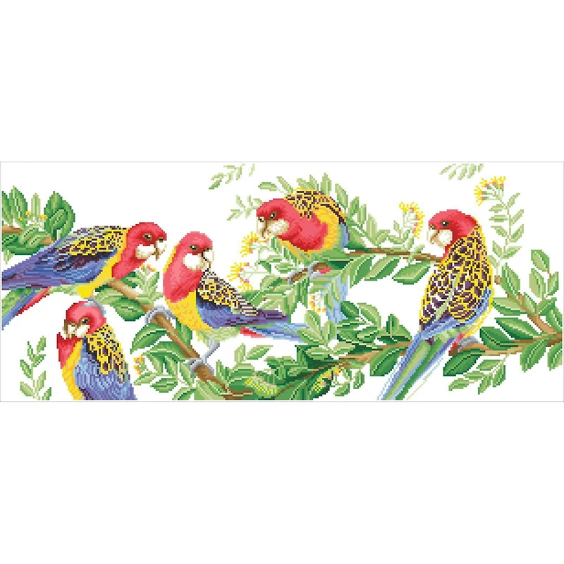 Diamond Dotz® Eastern Rosella Diamond Painting Kit