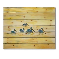 Designart - Pelicans On The Yellow River