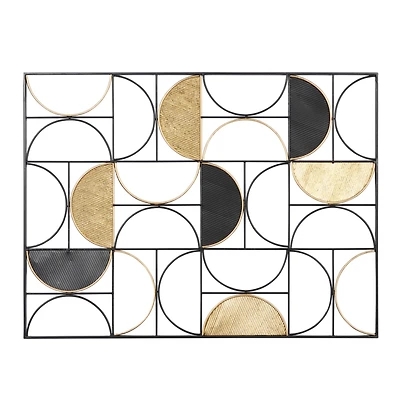 Black Iron Contemporary Wall Décor