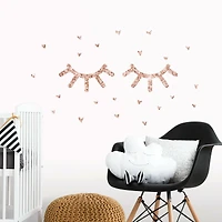 RoomMates Eyelash Peel & Stick Glitter Wall Decals