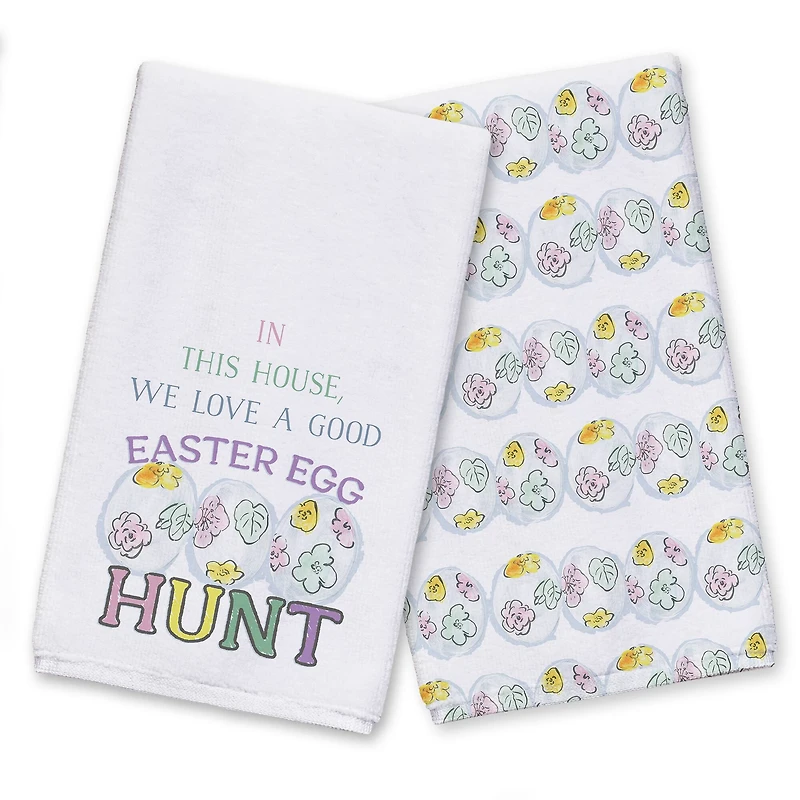 Loves Easter Egg Hunts 16" x 25" Tea Towel - Set of 2
