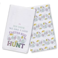Loves Easter Egg Hunts 16" x 25" Tea Towel - Set of 2