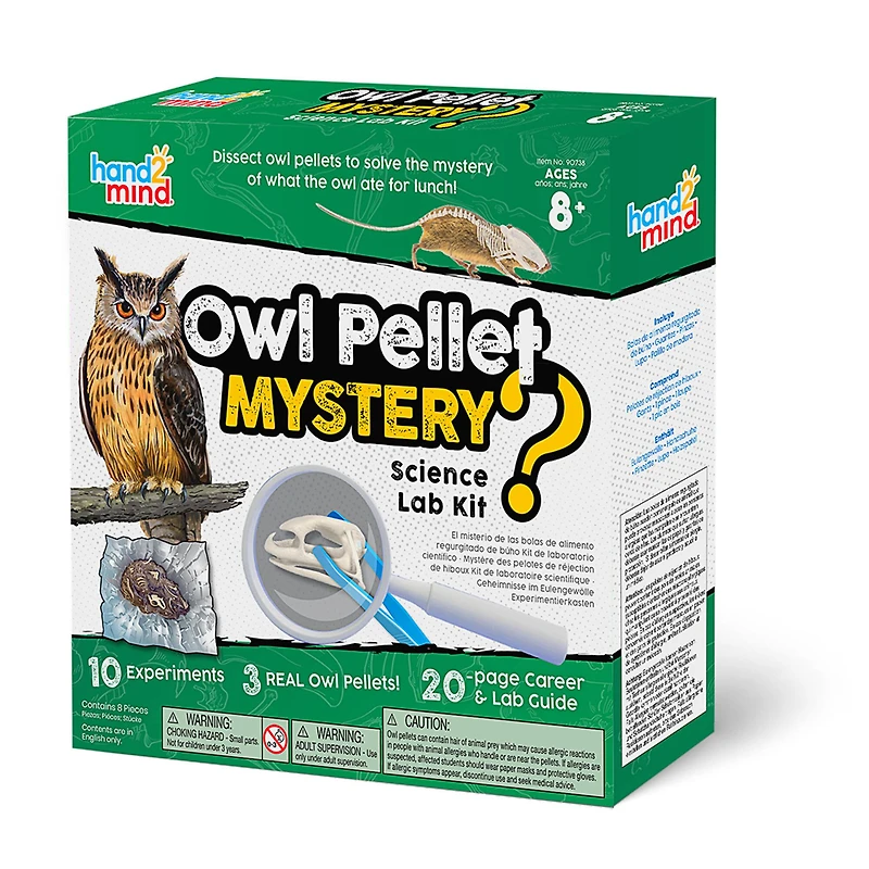 hand2mind® Owl Pellet Mystery Science Lab Kit
