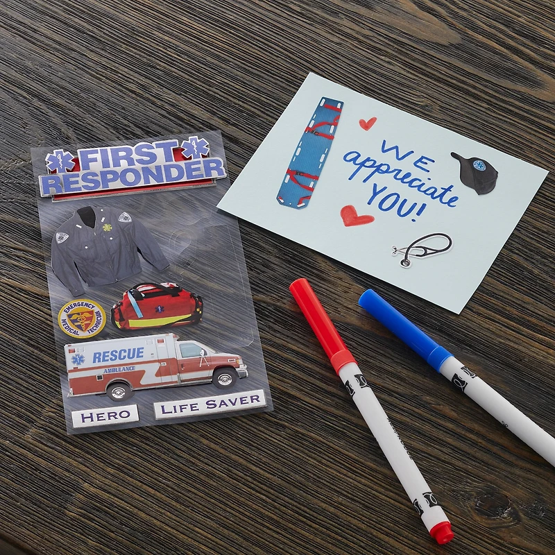 E.M.T. Dimensional Stickers by Recollections™