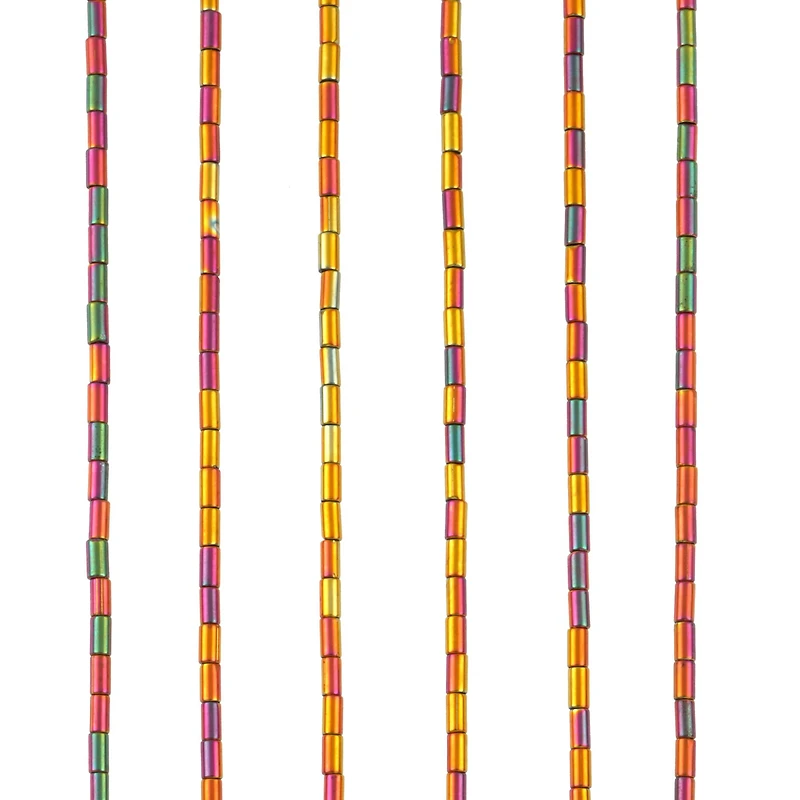 Glass Tube Beads