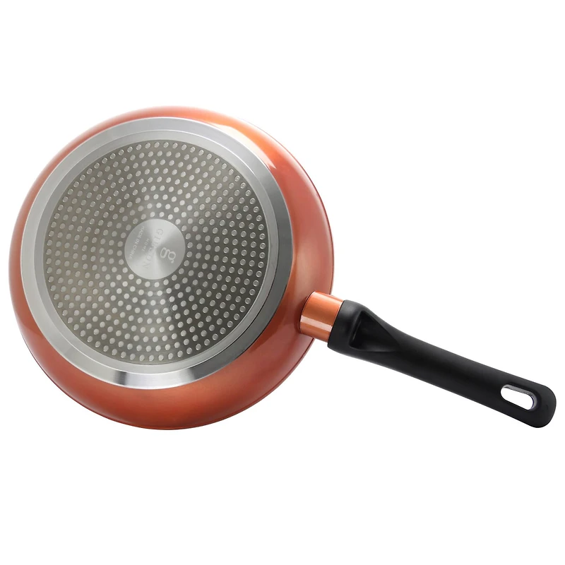 Gibson® Cuisine Hummington 12" Metallic Copper Aluminum Frying Pan