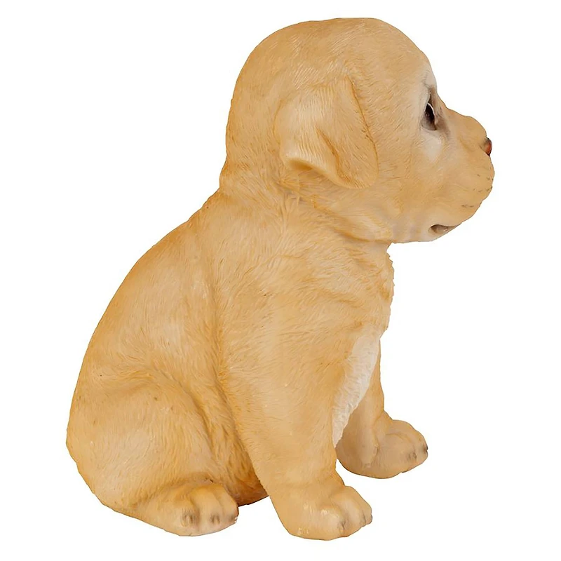 Design Toscano 6" Yellow Lab Puppy Partner Collectible Dog Statue