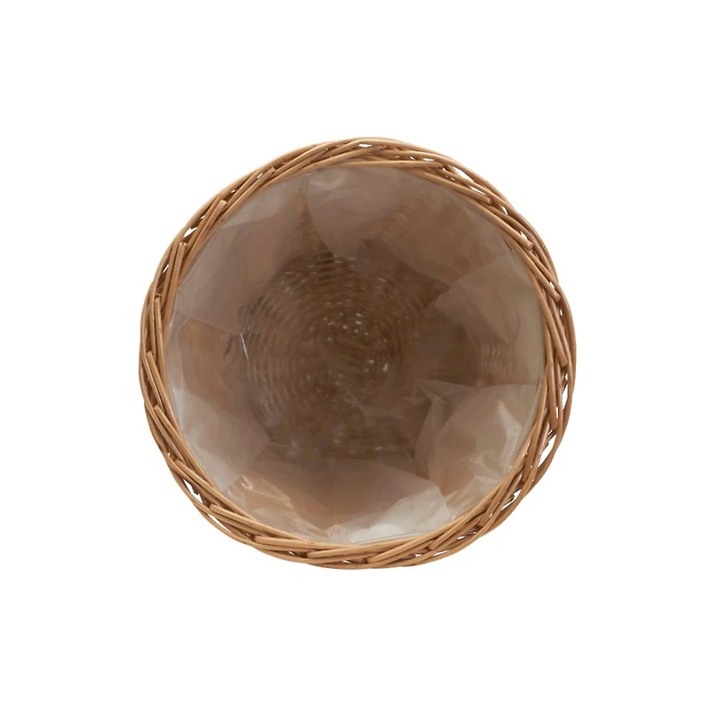 Household Essentials 10" Willow Wicker Waste Basket