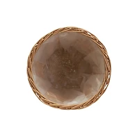 Household Essentials 10" Willow Wicker Waste Basket