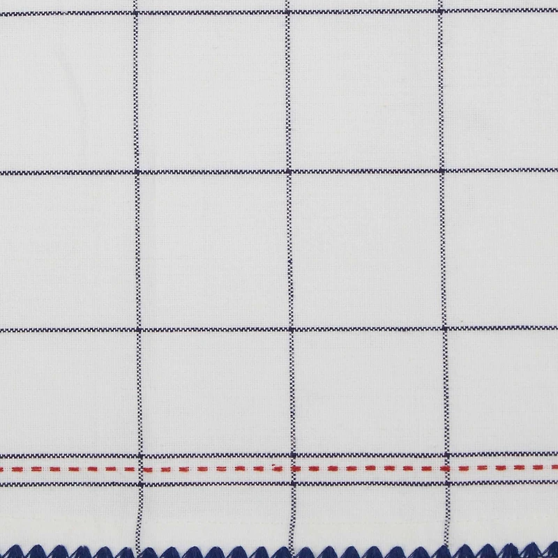 Kitchen Windowpane Embellished Napkin, 4ct.