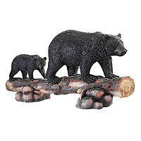 Design Toscano 3ft. Mother Black Bear & Cub Animal Sculpture