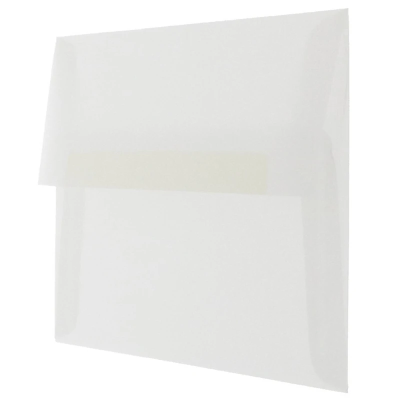 JAM Paper 3.625" x 5.125" Translucent Vellum Invitation Envelopes
