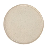 Hello Honey® 10.25" Cream Speckled Glaze Stoneware Plate, 2ct.
