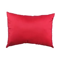 20" x 14" Burgundy Embroidered Snowflakes Throw Pillow by Ashland®