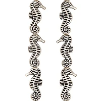 12 Packs: 10 ct. (120 total) Antique Silver Seahorse Metal Beads, 21mm by Bead Landing™