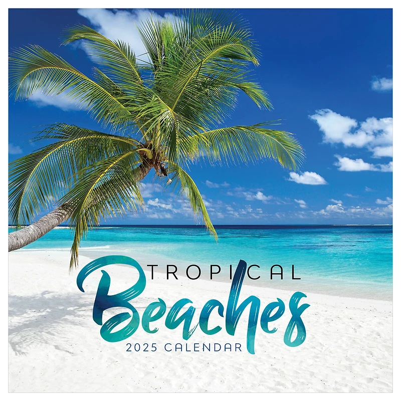TF Publishing 2025 Tropical Beaches Wall Calendar