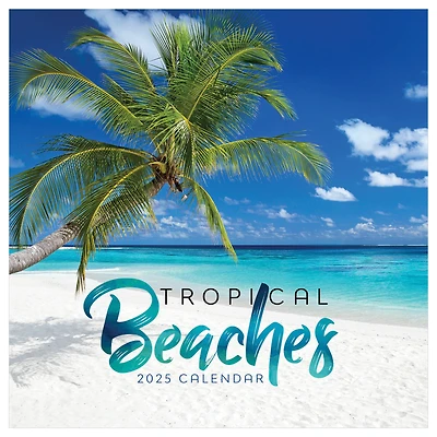 TF Publishing 2025 Tropical Beaches Wall Calendar