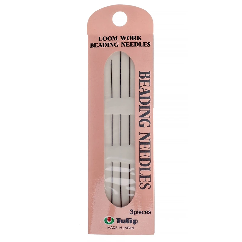 Tulip® Japanese Loom Work Beading Needles, 3ct.