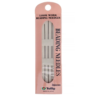 Tulip® Japanese Loom Work Beading Needles, 3ct.