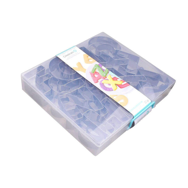 Alphabet Stainless Steel Cookie Cutter Set by Celebrate It®