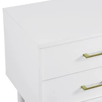Walker Edison White Modern Nightstand