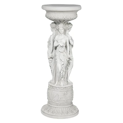 Design Toscano 28" Chatsworth Manor Neoclassical Sculptural Pedestal