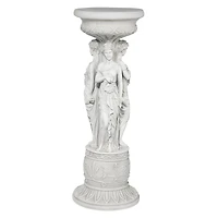 Design Toscano 28" Chatsworth Manor Neoclassical Sculptural Pedestal