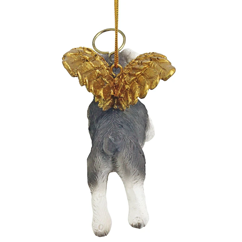 Design Toscano Honor the Pooch Mini Schnauzer Angel Ornament