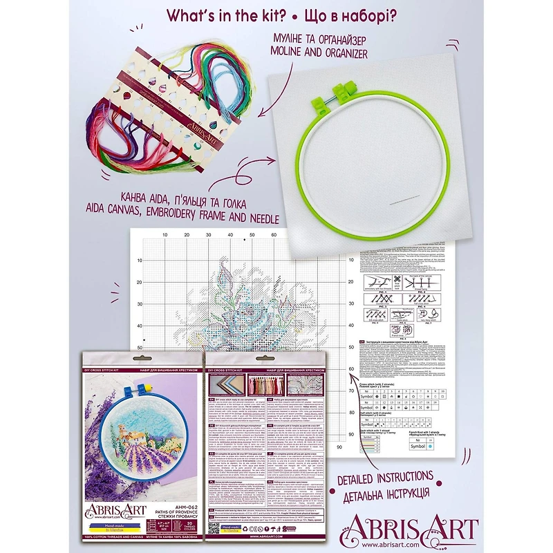 Abris Art Paths of Provence Cross Stitch Kit