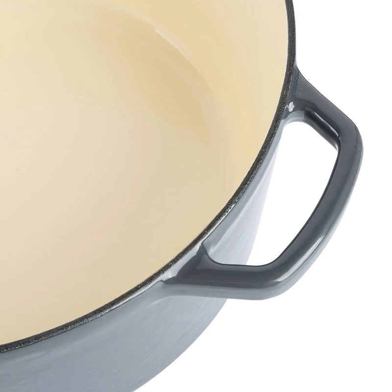 Spice By Tia Mowry Savory Saffron 6qt. Enameled Cast Iron Dutch Oven with Lid