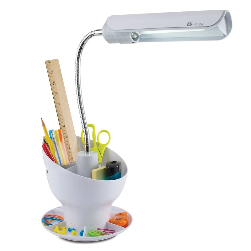 OttLite 13W Craft Space Organizer Lamp