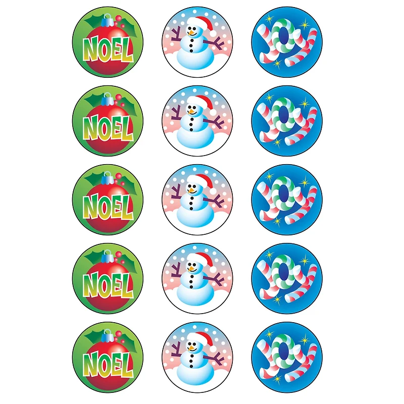 Trend Enterprises® Stinky Stickers® Christmas/Peppermint, 6 Packs of 60ct.