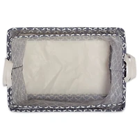 DII® Gray Lattice Laundry Bins