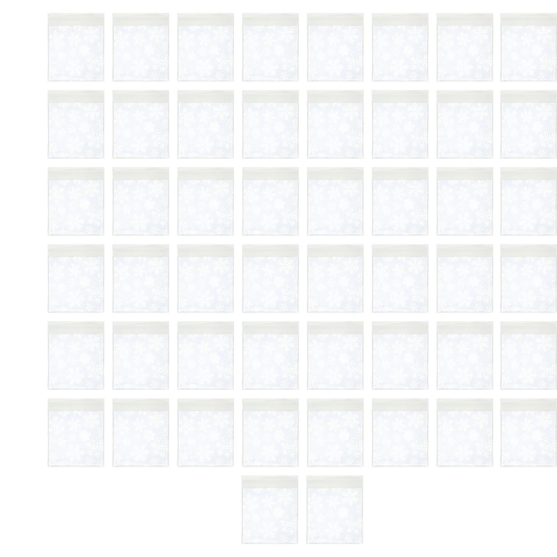Snowflakes Self-Seal Treat Bags, 50ct. by Makery™